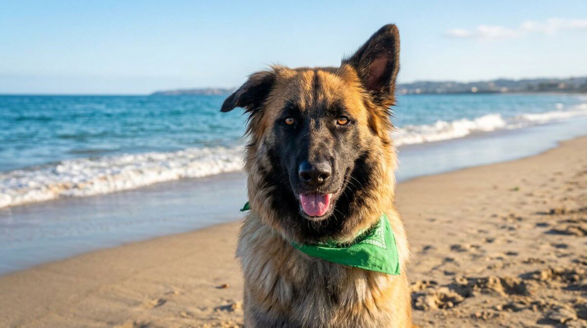 berger malinois croisé golden retriever