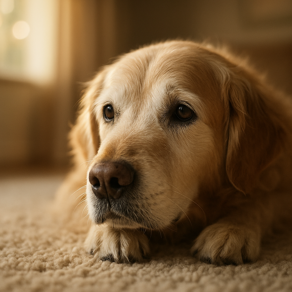 Diarrhée chez le vieux chien : adapter l'alimentation senior pour restaurer le transit