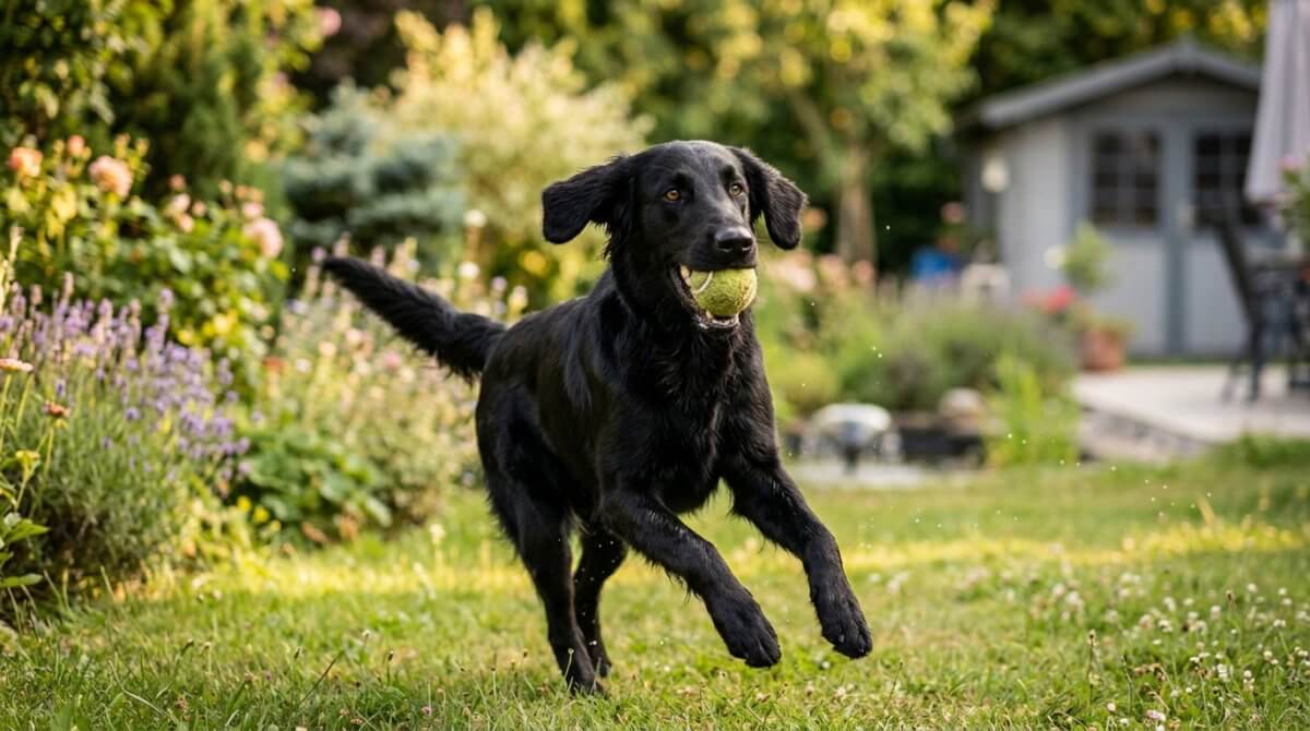 goldador en train de jouer